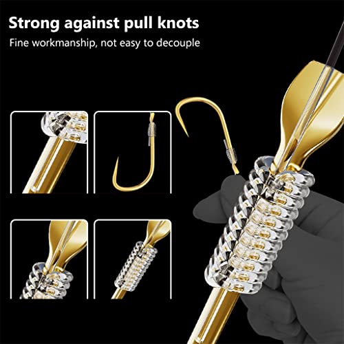 Proberos® 10 pcs of Fishing Hooks, High Carbon Steel Sharpened Hook with Prepared Hook Line, Freshawater Fishing Hook Kit, Suitbale for Weighs 0.5-1.5kg(5#) Proberos® 10 pcs of Fishing Hooks, High Carbon Steel Sharpened Hook with Prepared Hook Line, Freshawater Fishing Hook Kit, Suitbale for Weighs 0.5-1.5kg(5#)